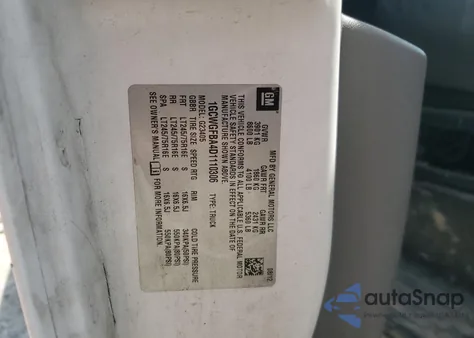 2013 Chevrolet Express G2500 из США, поврежденный, VIN 1GCWGFBA4D1110306